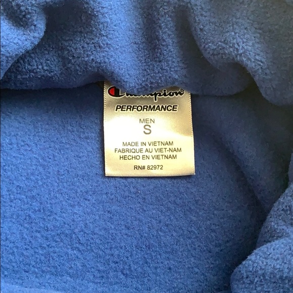 NWT Men’s Champion fleece full-zip jacket, Size S - Picture 3 of 6